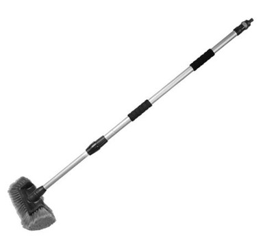 Kruhová kefa na umývanie áut s teleskopickou rukoväťou